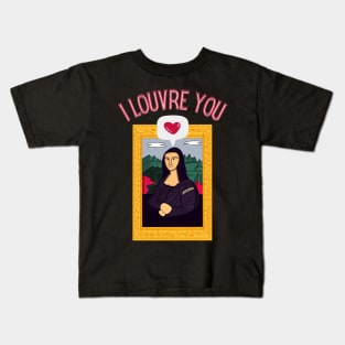 I louvre you Kids T-Shirt